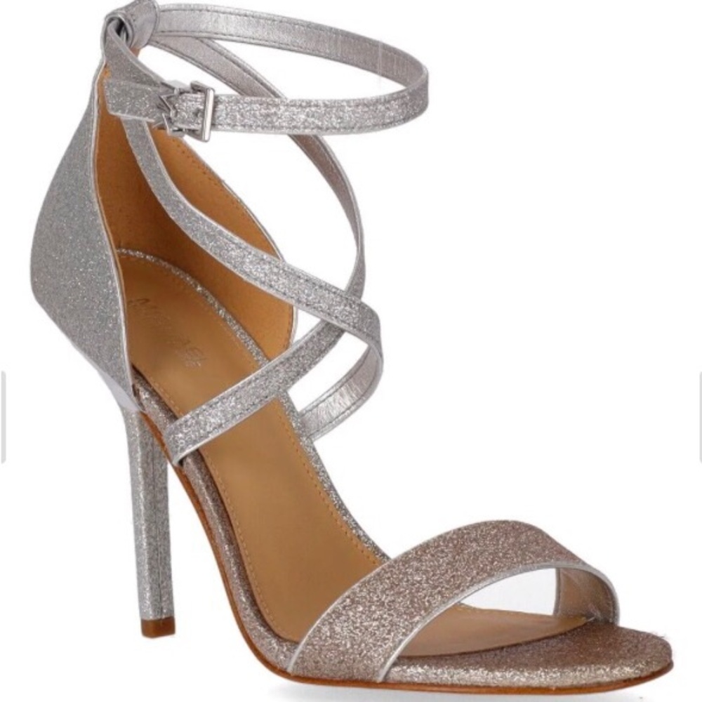 Michael Kors Astrid Glitter Embellished Sandel